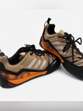 adidas Tan & Orange Terrex Trail Sneakers